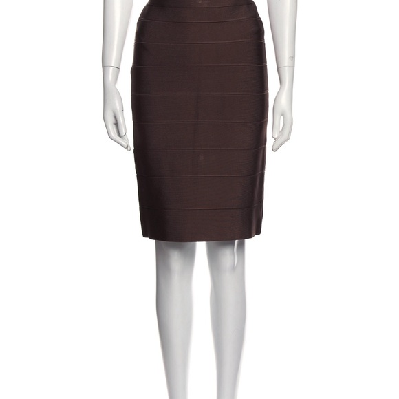 Authentic Herve Leger knee-length skirt S - Picture 4 of 8